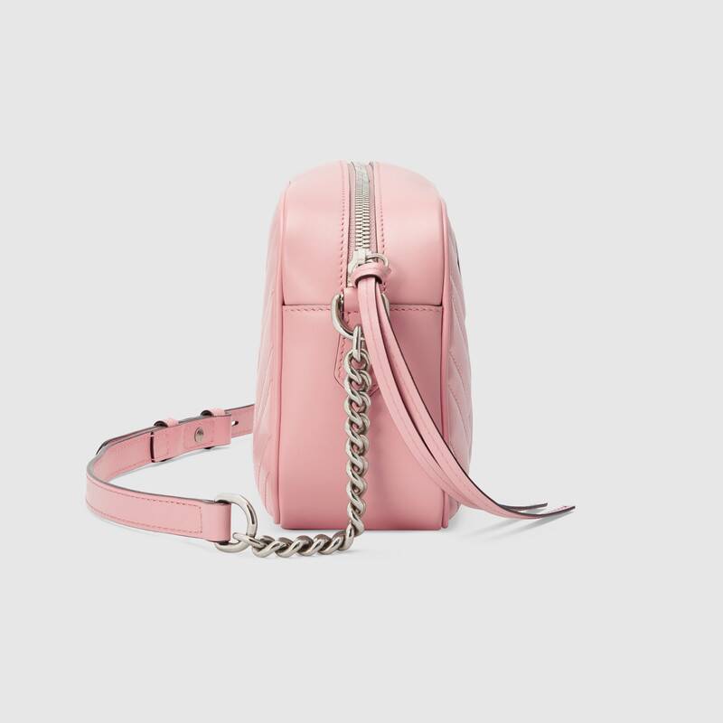 Marmont Small Matelasse Shoulder Bag 447632 Pink